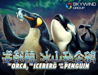 orca iceberg penguin